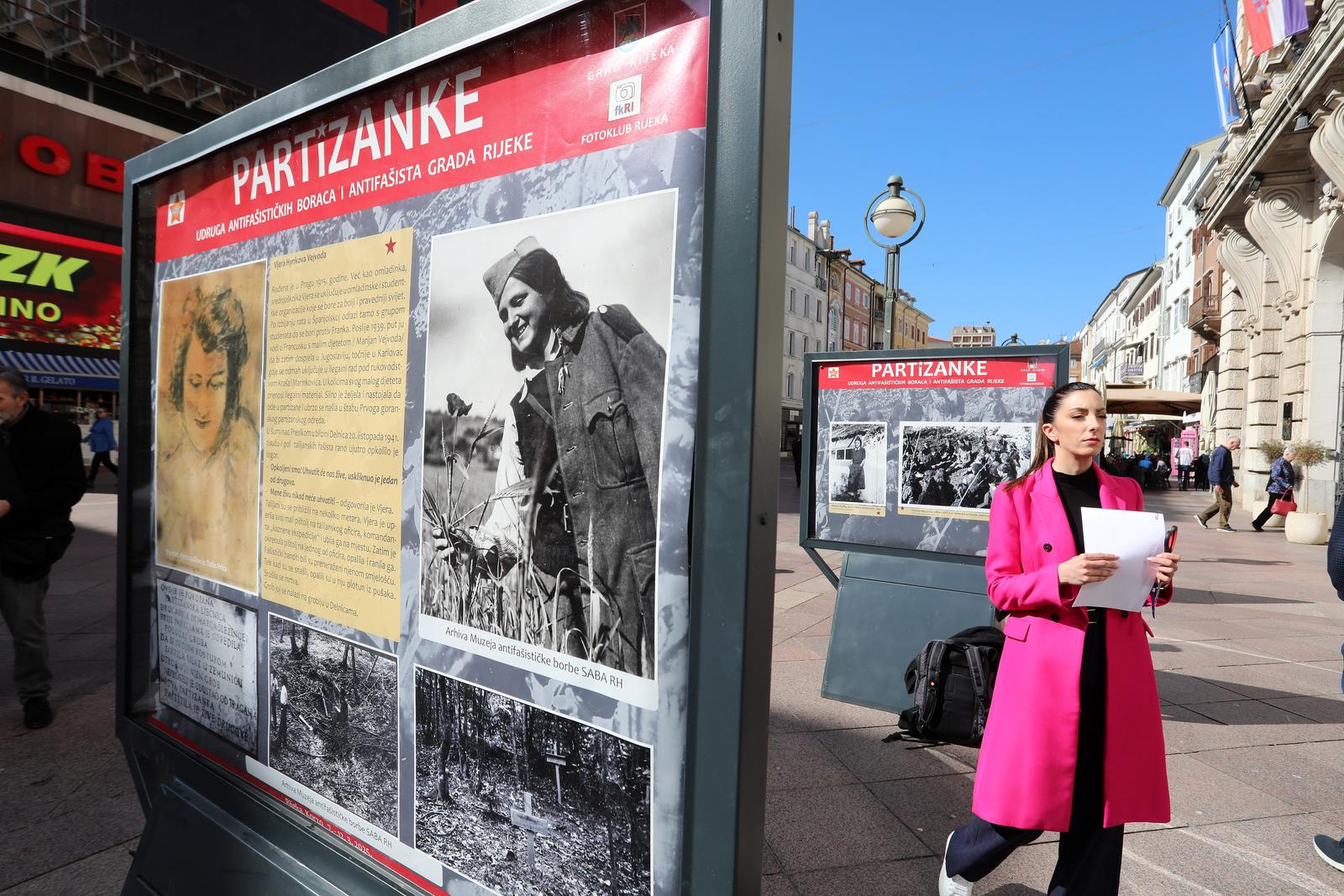 Rijeka: Izložba “Partizanke” povodom Dana žena