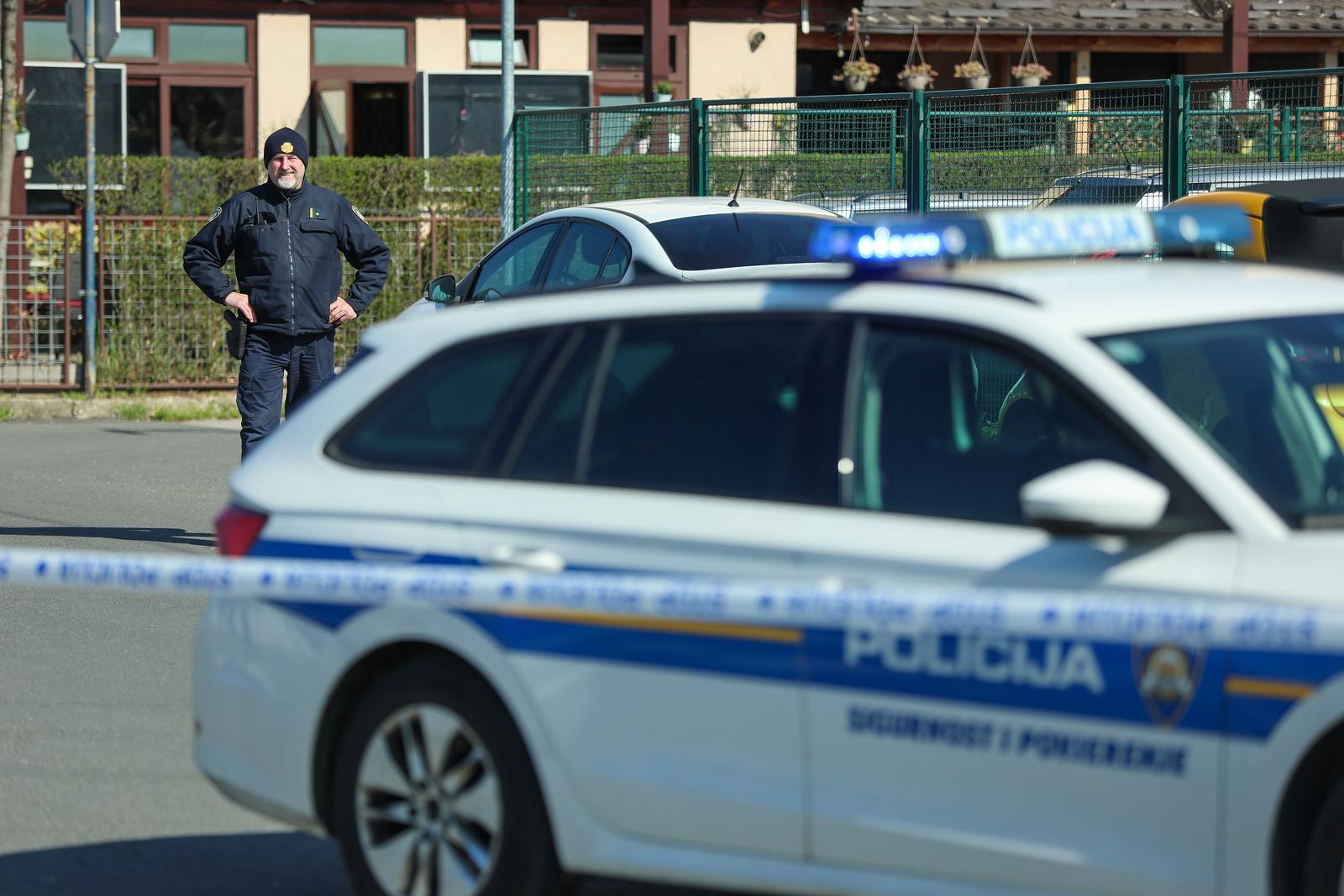 Zagreb: Policijski očevid u Dubravi gdje je jutros došlo do pucnjave
