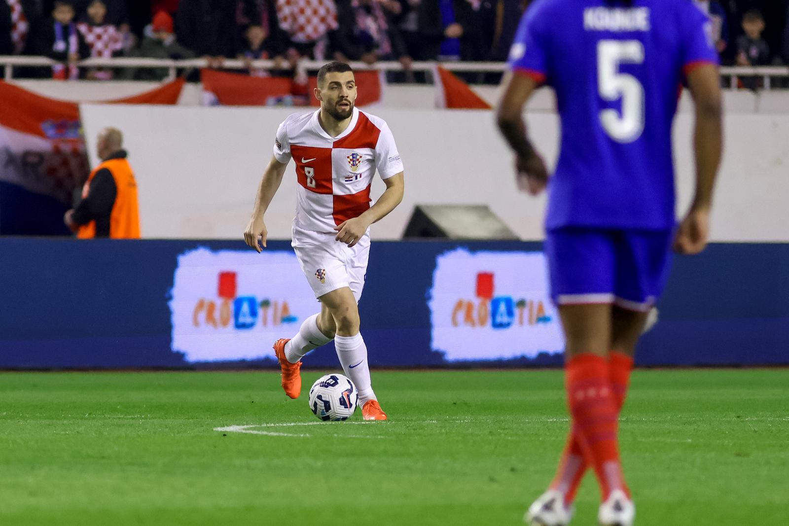 Prva utakmica četvrtfinala UEFA Lige nacija između Hrvatske i Francuske Prva utakmica četvrtfinala UEFA Lige nacija između Hrvatske i Francuske