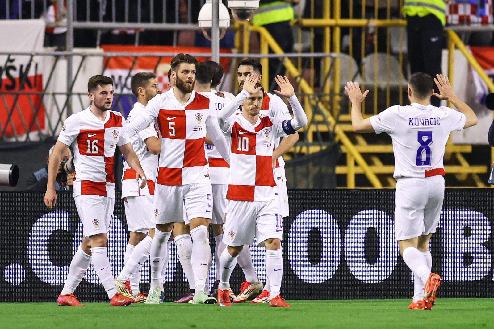 Prva utakmica četvrtfinala UEFA Lige nacija između Hrvatske i Francuske Prva utakmica četvrtfinala UEFA Lige nacija između Hrvatske i Francuske