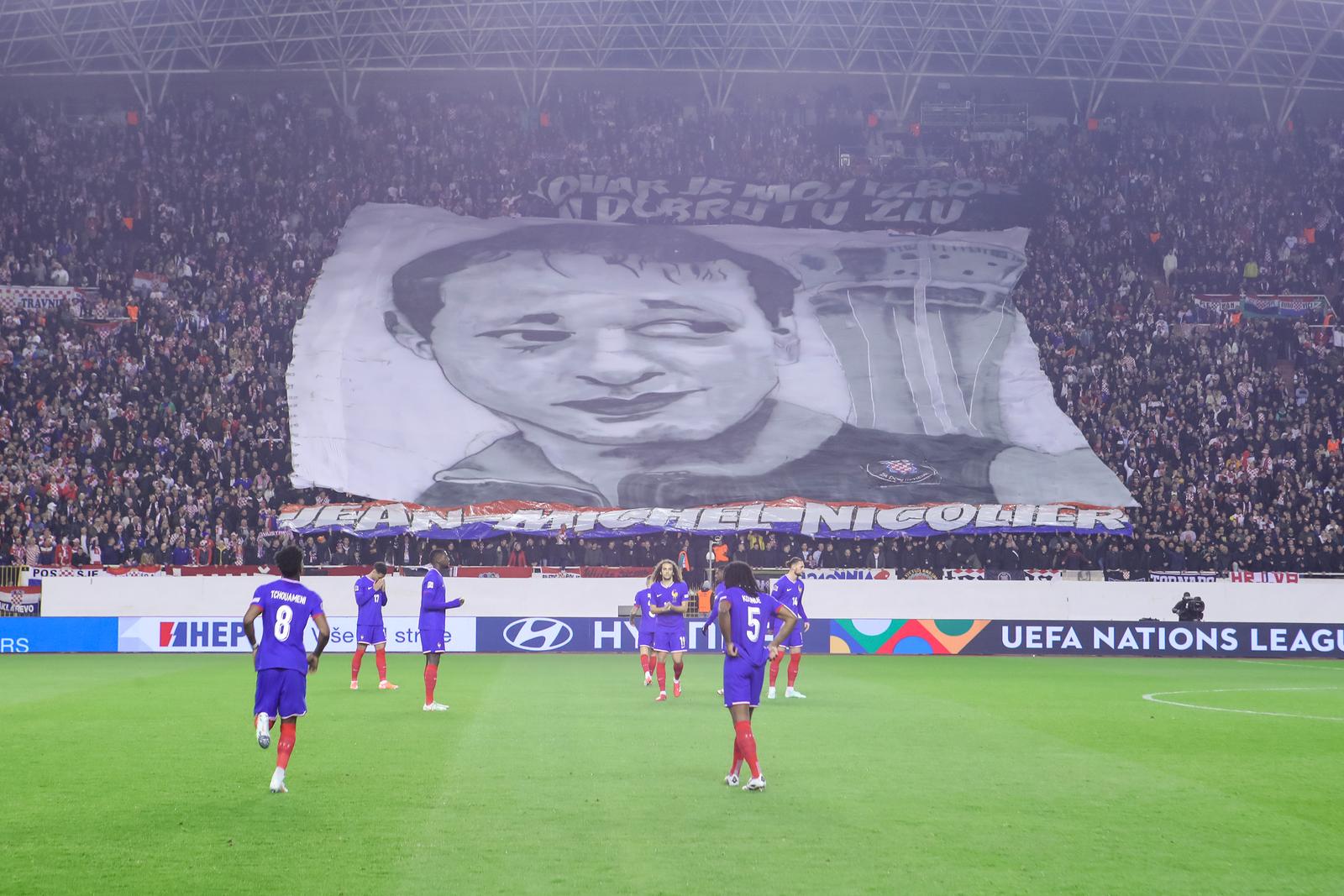 Prva utakmica četvrtfinala UEFA Lige nacija između Hrvatske i Francuske Prva utakmica četvrtfinala UEFA Lige nacija između Hrvatske i Francuske