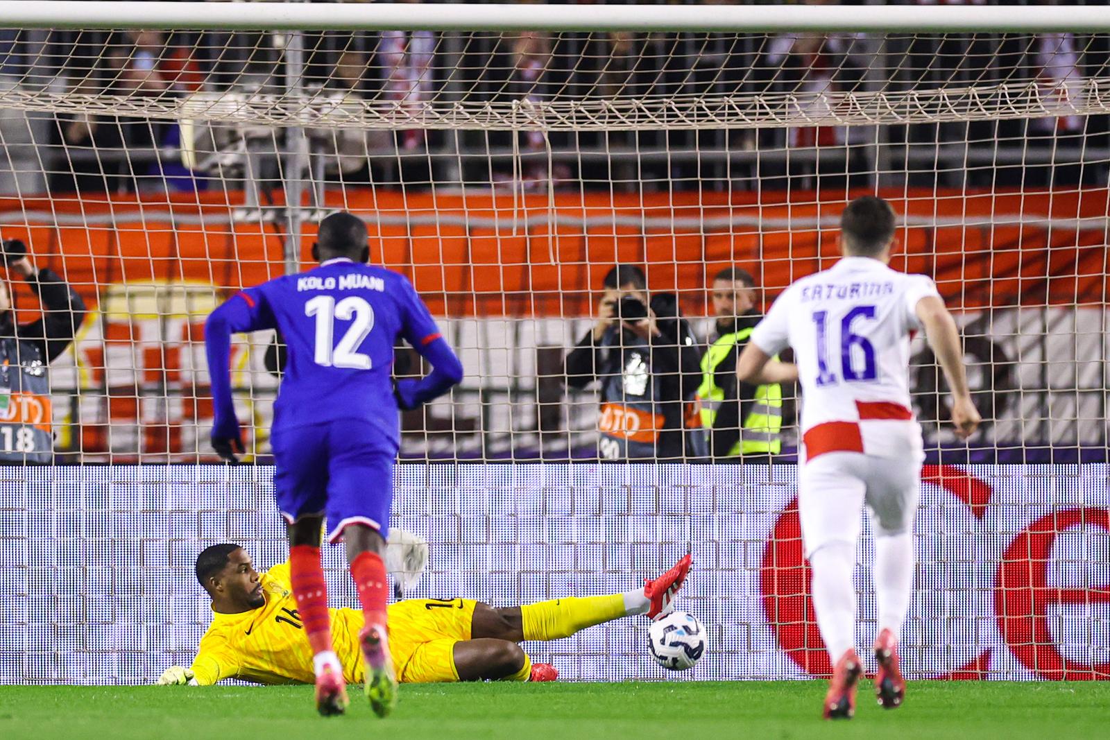 Prva utakmica četvrtfinala UEFA Lige nacija između Hrvatske i Francuske Prva utakmica četvrtfinala UEFA Lige nacija između Hrvatske i Francuske