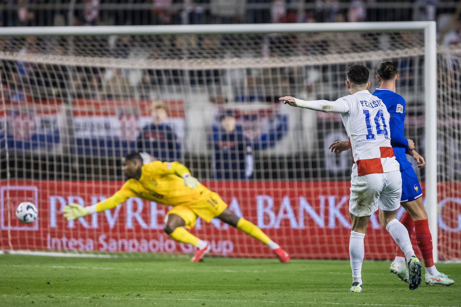 Prva utakmica četvrtfinala UEFA Lige nacija između Hrvatske i Francuske Prva utakmica četvrtfinala UEFA Lige nacija između Hrvatske i Francuske