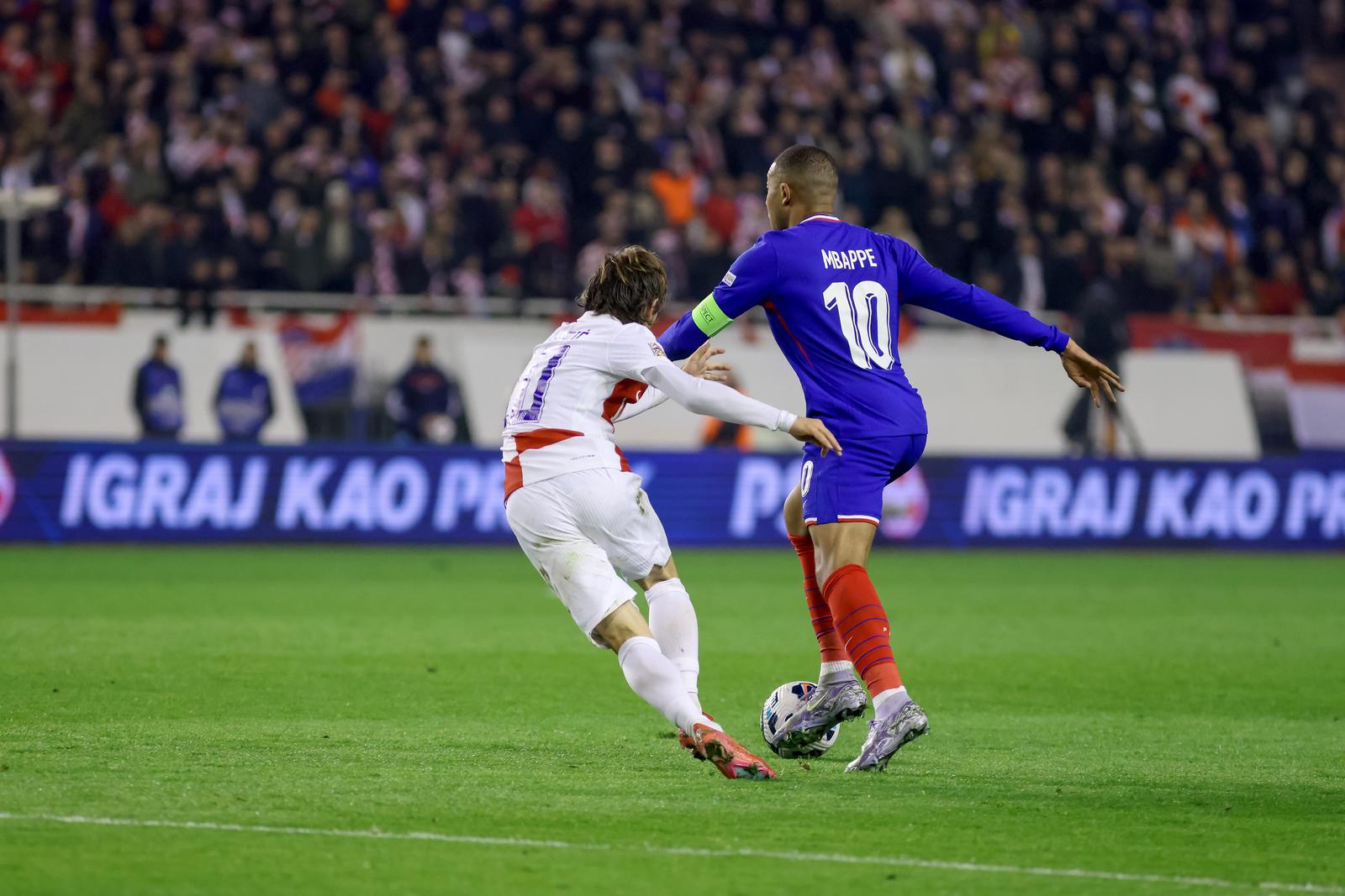 Prva utakmica četvrtfinala UEFA Lige nacija između Hrvatske i Francuske