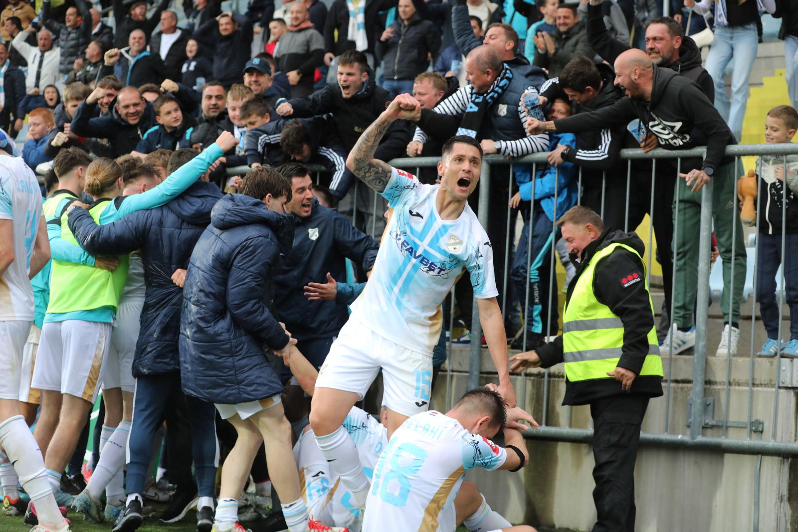 Rijeka: HNK Rijeka i NK Varaždin u utakmici 29. kola Prve HNL