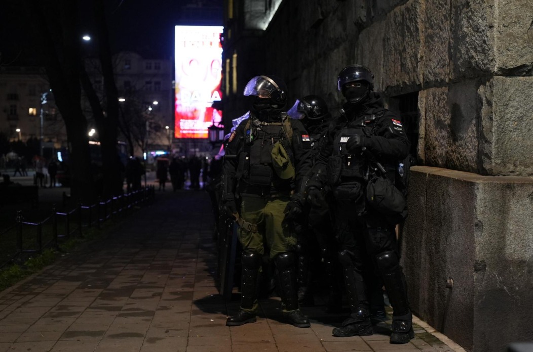 Policijske snage na ulicama Beograda