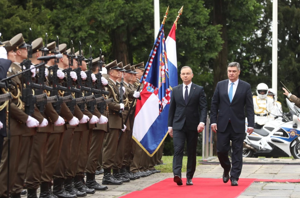 Zagreb: Andrzej Duda susreo s predsjednikom Milanovićem