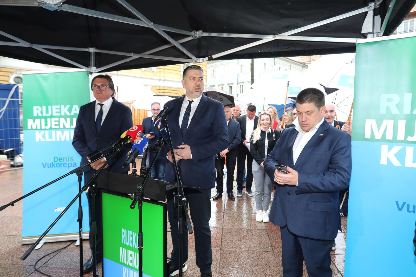 Rijeka: Denis Vukorepa, Oleg Butković i Josip Ostrogović održali konferenciju za medije Rijeka: Denis Vukorepa, Oleg Butković i Josip Ostrogović održali konferenciju za medije