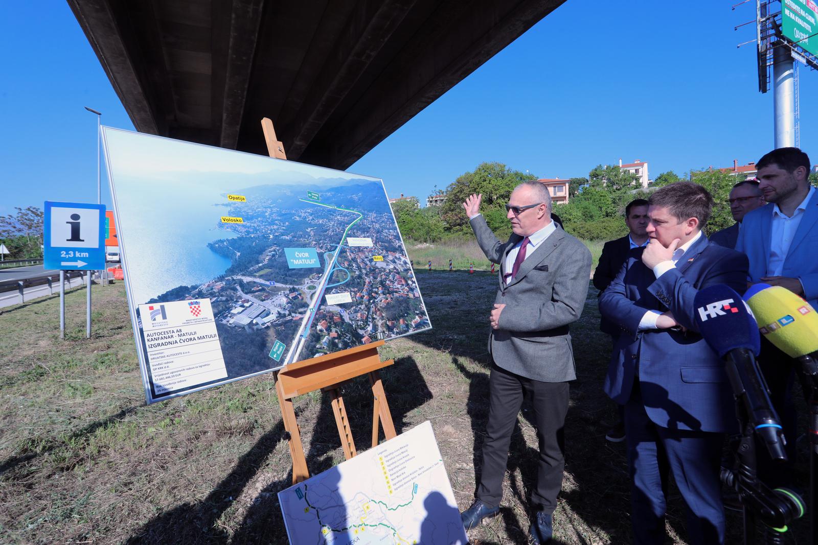 Matulji: Ministar Oleg Butković na uvođenju izvođača u posao dogradnje čvora Matulji Matulji: Ministar Oleg Butković na uvođenju izvođača u posao dogradnje čvora Matulji