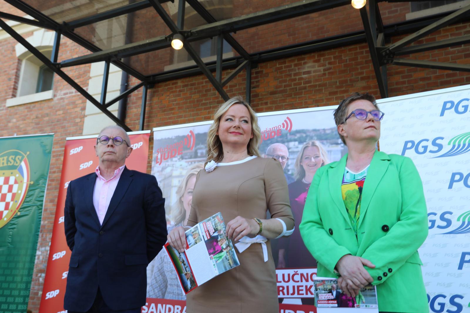 Rijeka: Predstavljanje članova SDP-ove koalicije za Gradsko vijeće