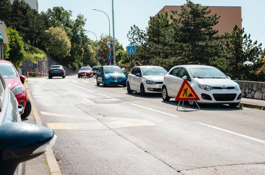 Radovi cesta promet Vežica Ulica Ratka Petrovića-4611
