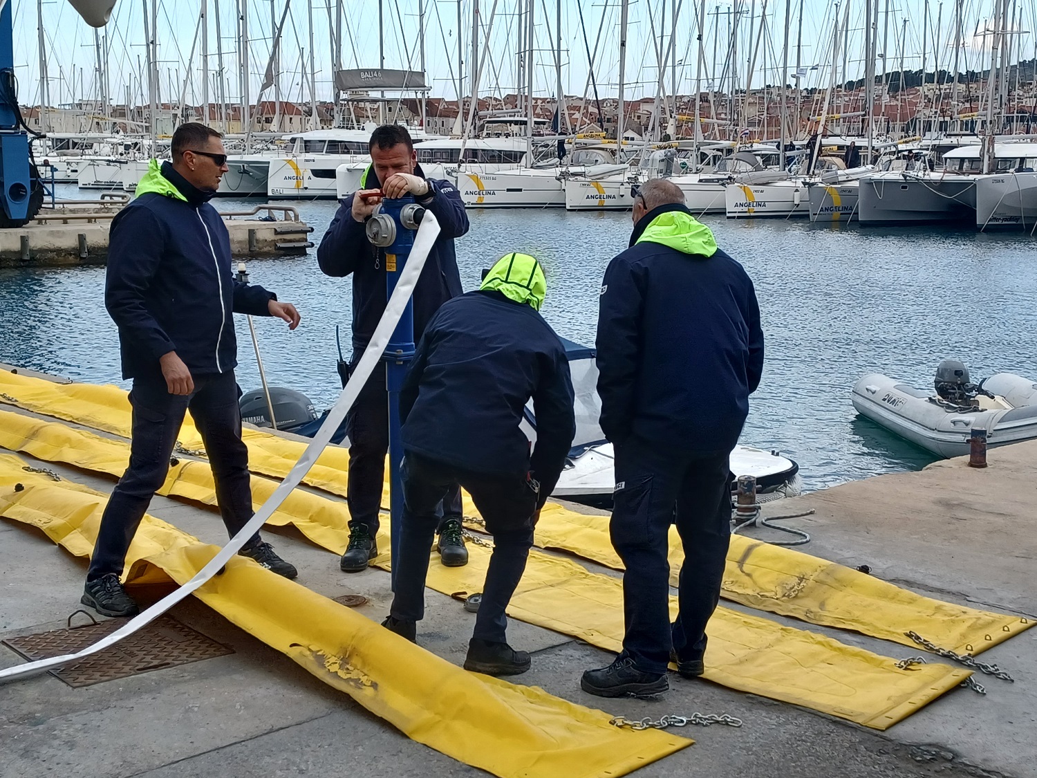 Vježba u ACI marini Vodice (2)