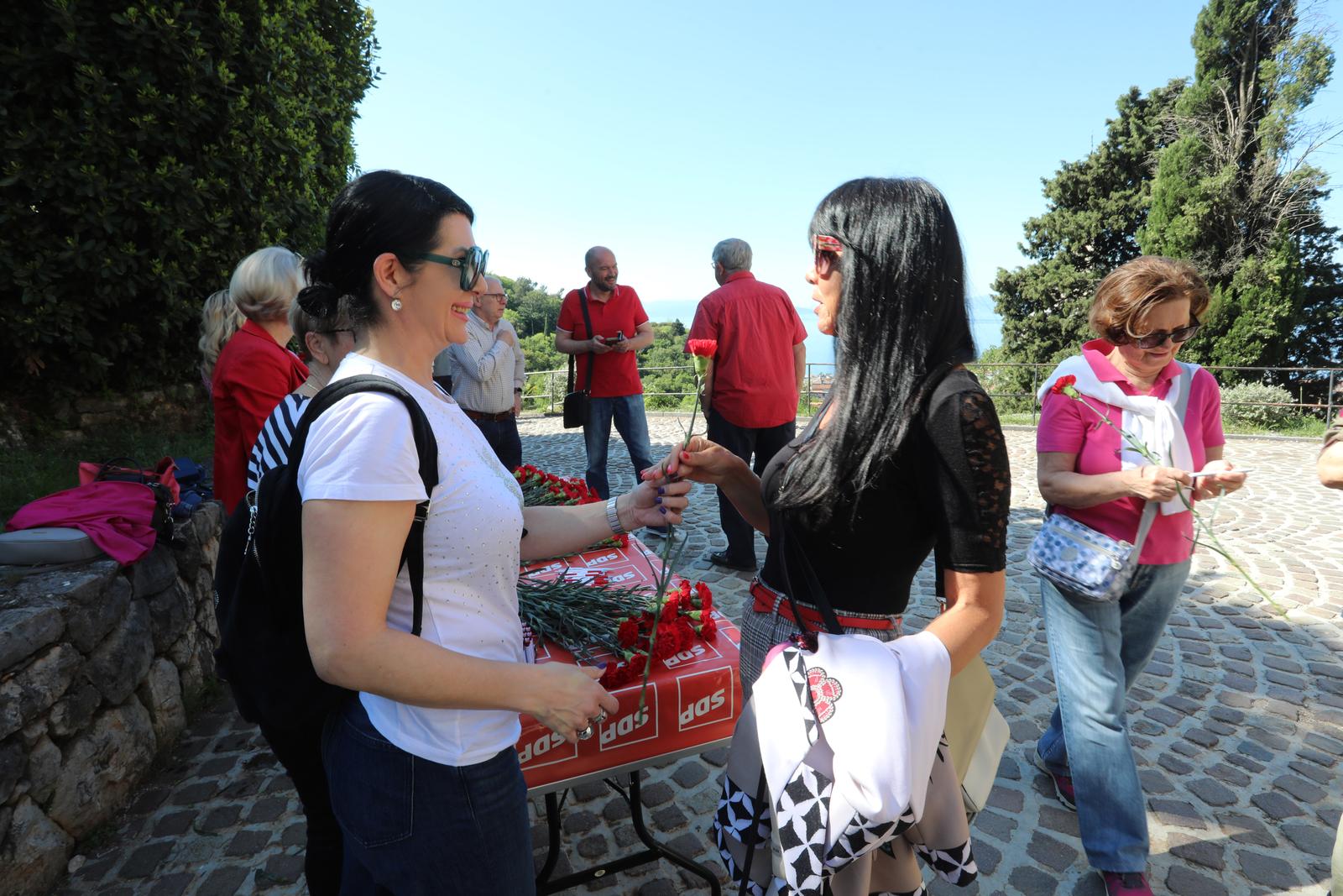 Rijeka: Prvomajska proslava na Trsatu