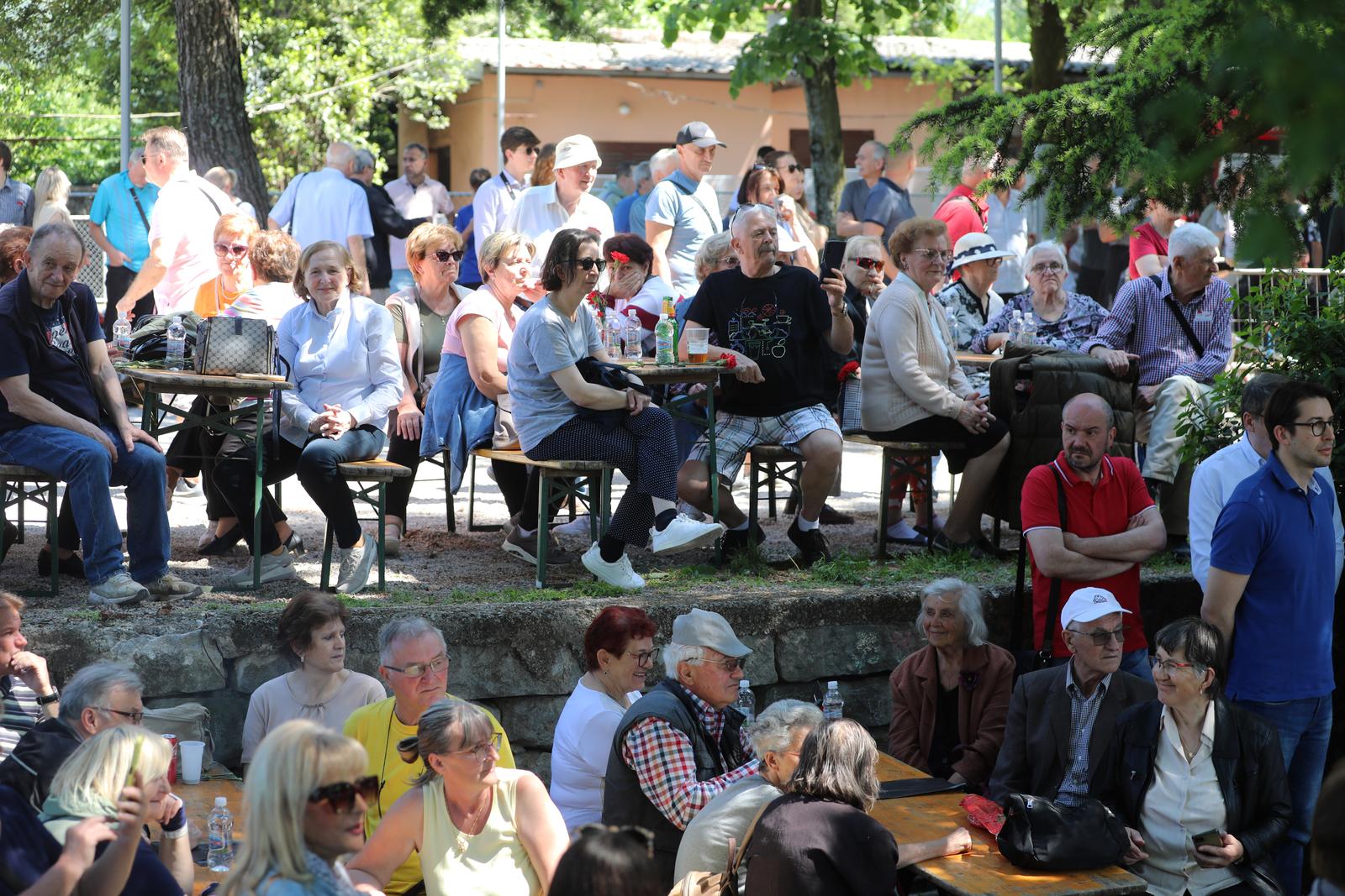 Rijeka: Prvomajska proslava na Trsatu