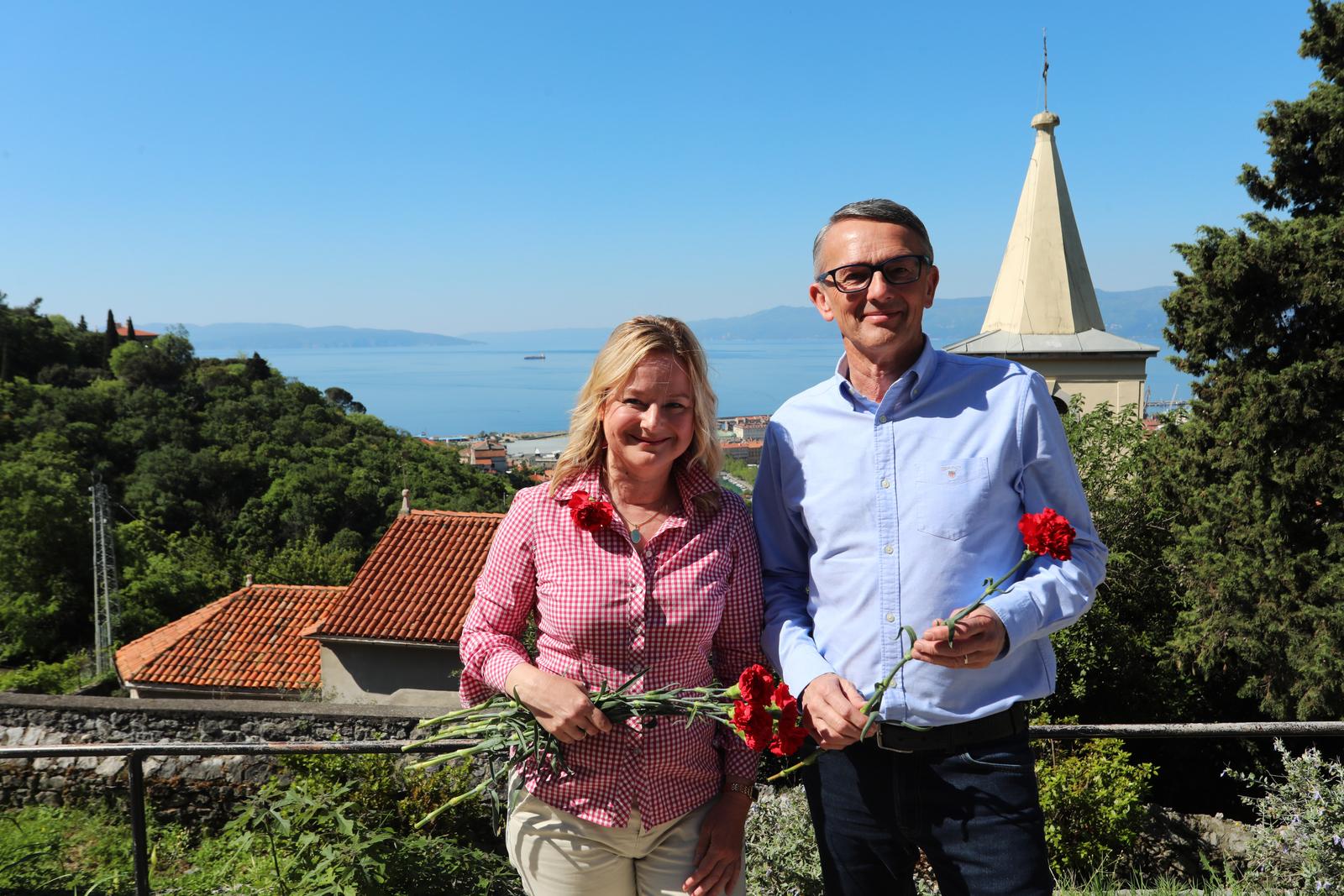 Rijeka: Prvomajska proslava na Trsatu