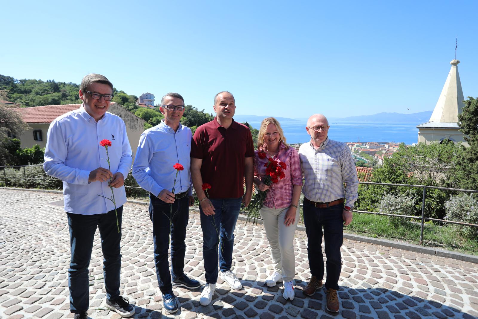 Rijeka: Prvomajska proslava na Trsatu