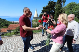 Rijeka: Prvomajska proslava na Trsatu