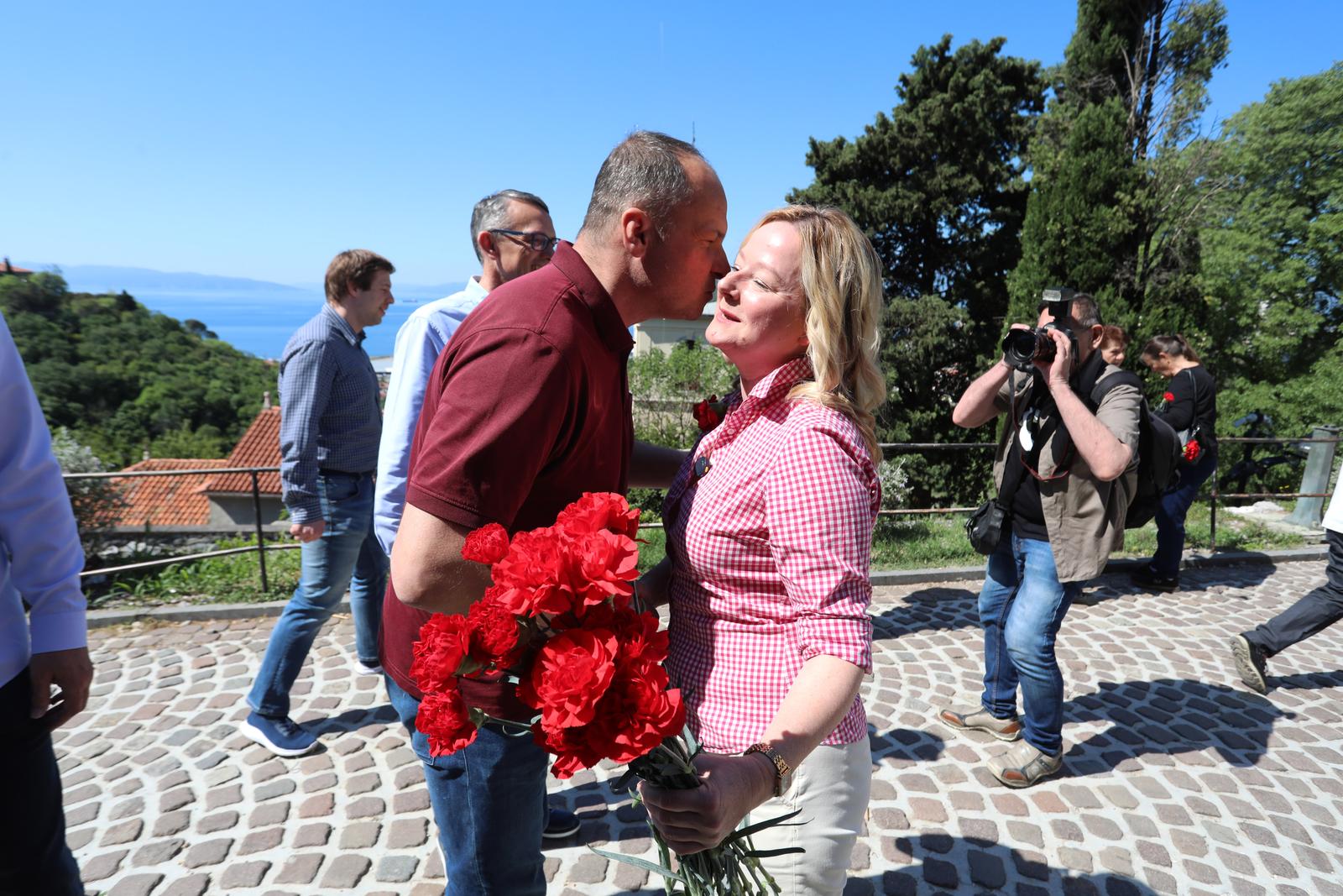 Rijeka: Prvomajska proslava na Trsatu