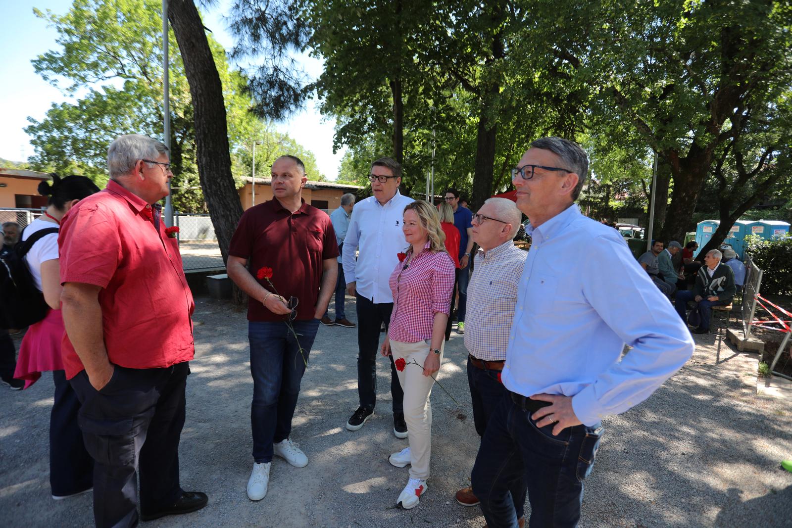 Rijeka: Prvomajska proslava na Trsatu