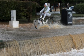 Potopljene ulice Medulina nakon jakog nevremena Potopljene ulice Medulina nakon jakog nevremena