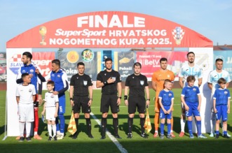 Slaven Belupo i Rijeka sastali se u prvoj utakmici finala Hrvatskog nogometnog kupa