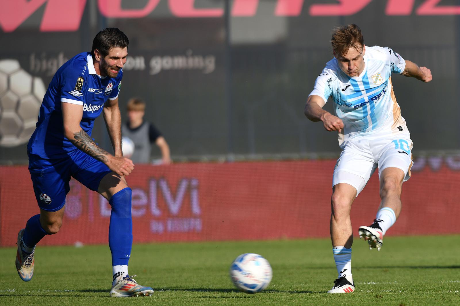 Slaven Belupo i Rijeka sastali se u prvoj utakmici finala Hrvatskog nogometnog kupa
