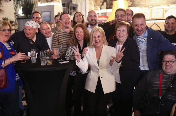 Rijeka: Doček izbornih rezultata u stožeru Ive Rinčić