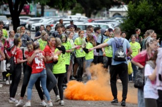 Rijeka: Maturanti srednjih škola širom grada slave kraj srednjoškolskog obrazovanja Rijeka: Maturanti srednjih škola širom grada slave kraj srednjoškolskog obrazovanja