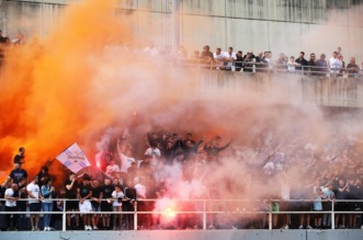 Rijeka: Navijači na treningu nogometaša Rijeke Rijeka: Navijači na treningu nogometaša Rijeke