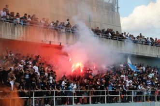 Rijeka: Navijači na treningu nogometaša Rijeke Rijeka: Navijači na treningu nogometaša Rijeke