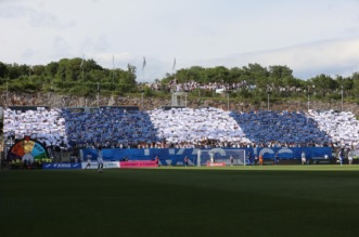 Rijeka: Navijači na susretu Rijeka – Slaven Belupo