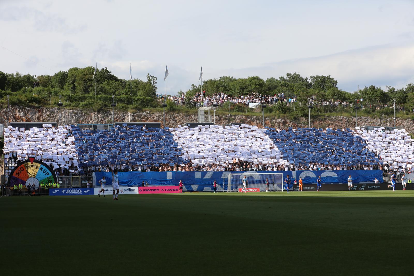 Rijeka: Navijači na susretu Rijeka – Slaven Belupo