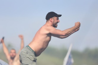 Rijeka: Navijači na susretu Rijeka – Slaven Belupo