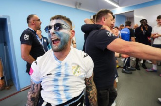 Igrači Rijeke slave osvajanje prvenstva Hrvatske