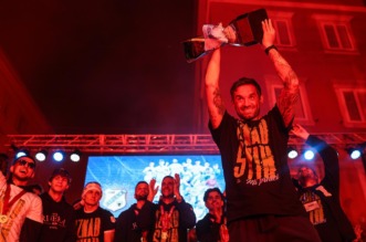 Igrači HNK Rijeka s navijačima na Korzu proslavili osvajanje prvenstva Hrvatske