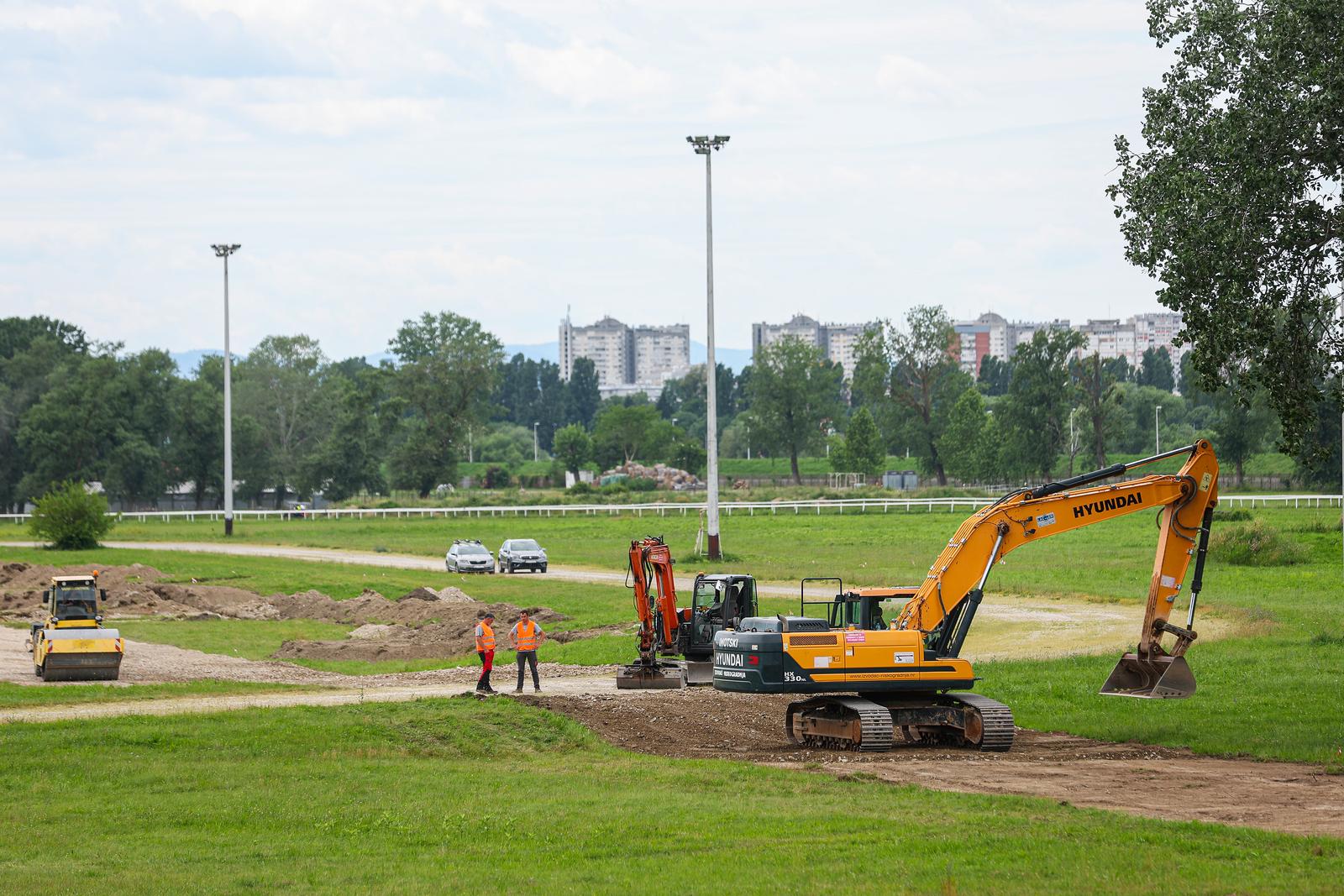 Zagreb: Radovi na Hipodromu za koncert Marka Perkovića Thompsona