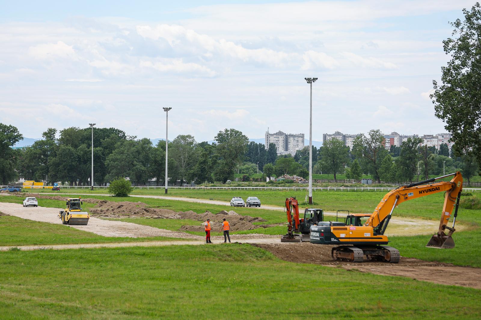 Zagreb: Radovi na Hipodromu za koncert Marka Perkovića Thompsona