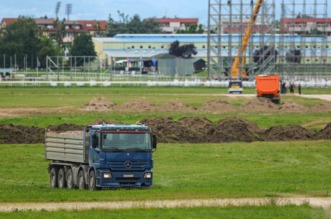 Zagreb: Radovi na Hipodromu za koncert Marka Perkovića Thompsona