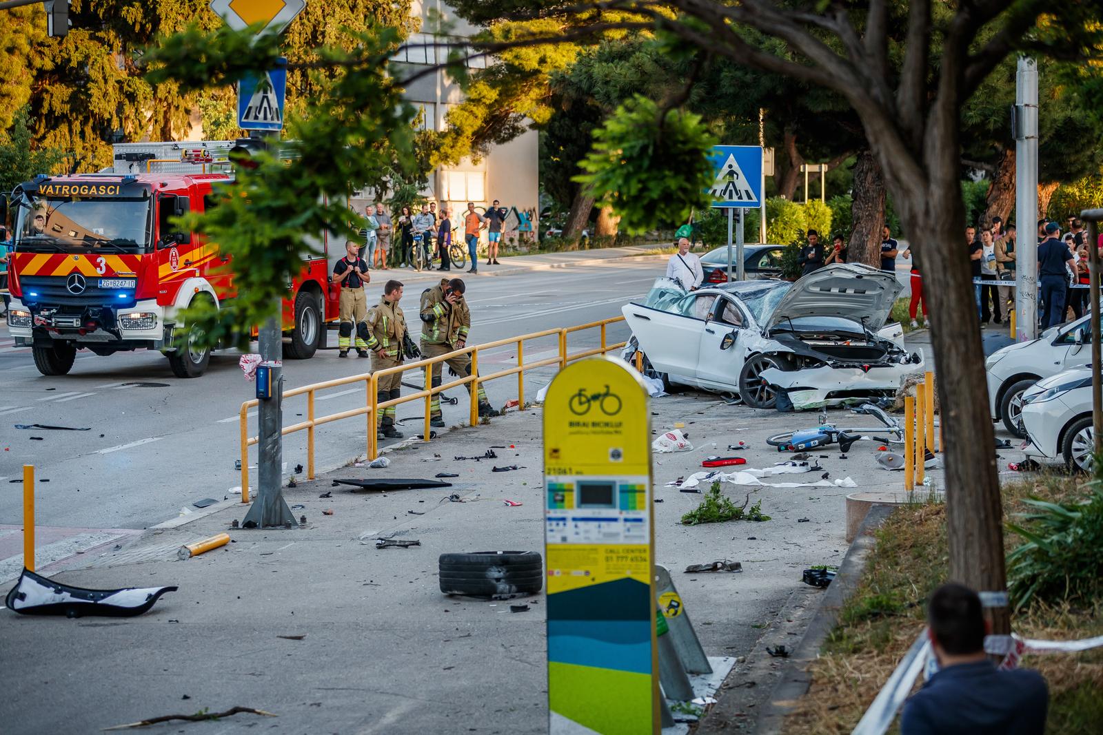 Split: Autom sletio s kolnika i usmrtio pješakinju