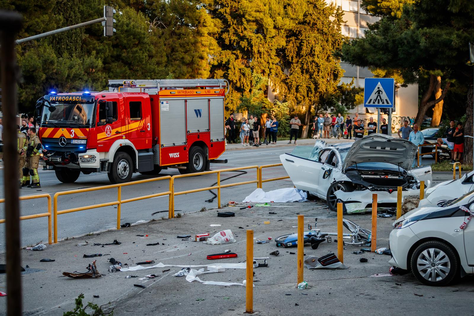 Split: Autom sletio s kolnika i usmrtio pješakinju