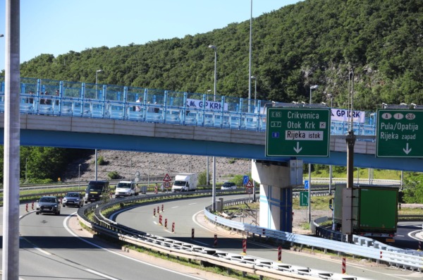 Rijeka: Premijer Plenković i ministar Butković obišli novi vijadukt na čvoru Orehovica