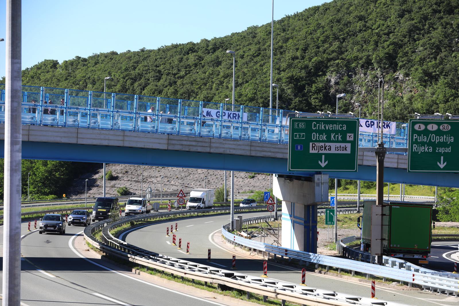 Rijeka: Premijer Plenković i ministar Butković obišli novi vijadukt na čvoru Orehovica Rijeka: Premijer Plenković i ministar Butković obišli novi vijadukt na čvoru Orehovica