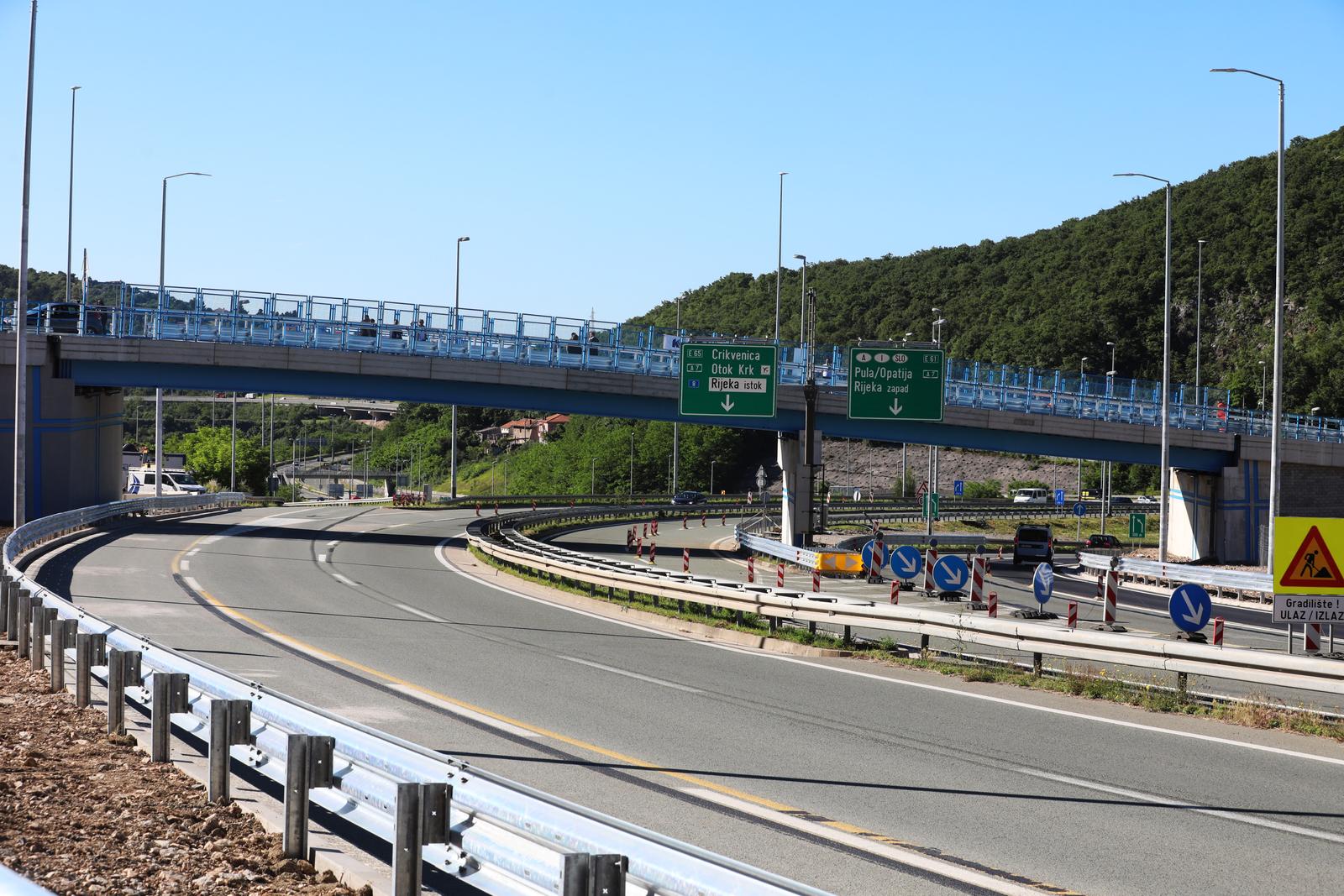 Rijeka: Premijer Plenković i ministar Butković obišli novi vijadukt na čvoru Orehovica Rijeka: Premijer Plenković i ministar Butković obišli novi vijadukt na čvoru Orehovica