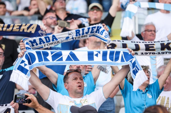 Rijeka: Navijači na utakmici finala SuperSport Hrvatskog nogometnog kupa, HNK Rijeka – NK Slaven Belupo