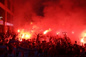 Rijeka: Navijači na Korzu slave osvajanje Hrvatskog nogometnog kupa Rijeka: Navijači na Korzu slave osvajanje Hrvatskog nogometnog kupa