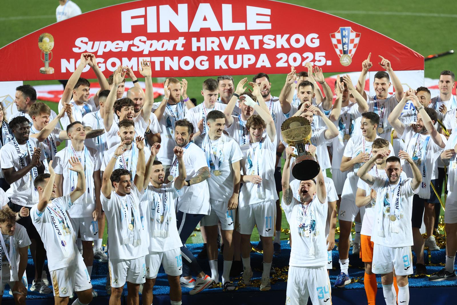 Rijeka: HNK Rijeka osvojila Hrvatski nogometni kup