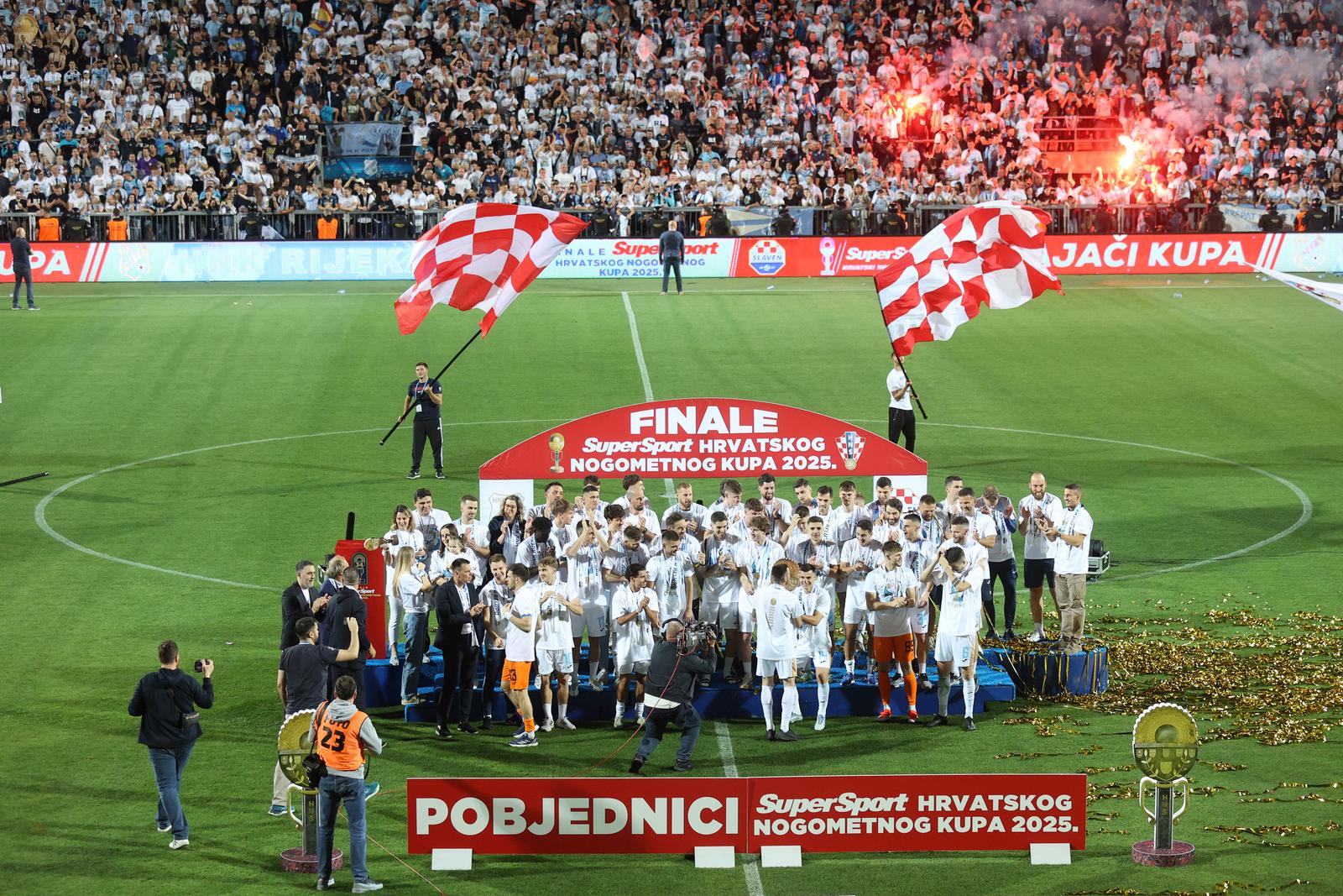 Rijeka: HNK Rijeka osvojila Hrvatski nogometni kup