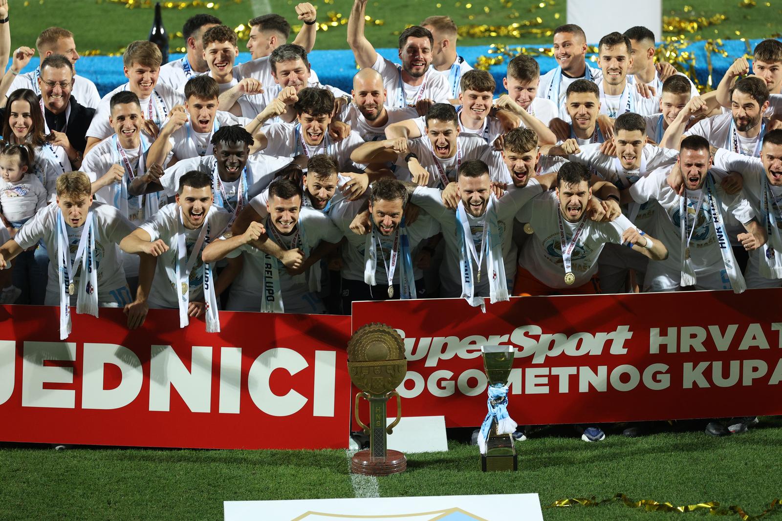 Rijeka: HNK Rijeka osvojila Hrvatski nogometni kup