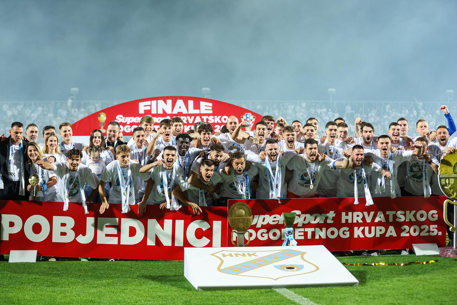 Rijeka: HNK Rijeka osvojila Hrvatski nogometni kup