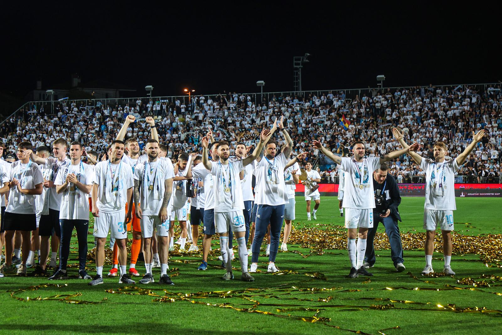 Rijeka: HNK Rijeka osvojila Hrvatski nogometni kup